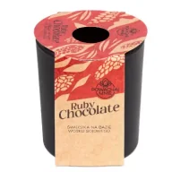 Świece - Świeczka sojowa Powąchaj mnie Ruby Chocolate czarn 130 ml - miniaturka - grafika 1