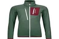 Kurtki damskie - ORTOVOX Damska kurtka polarowa Grid Jacket W kamizelka, zielony las, S - miniaturka - grafika 1
