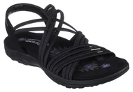 Sandały damskie - Buty sandały damskie Skechers Reggae Slim - Sunnyside (163185-BBK)-40 - miniaturka - grafika 1