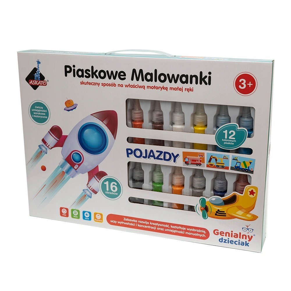Piaskowa wyklejanka. Pojazdy