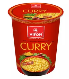 VIFON ZUPA O SMAKU CURRY 60 G KUBEK - Zupy w płynie - miniaturka - grafika 1