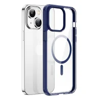 Etui i futerały do telefonów - Dux Ducis Clin2 etui iPhone 14 magnetyczny pokrowiec MagSafe niebieskie - miniaturka - grafika 1