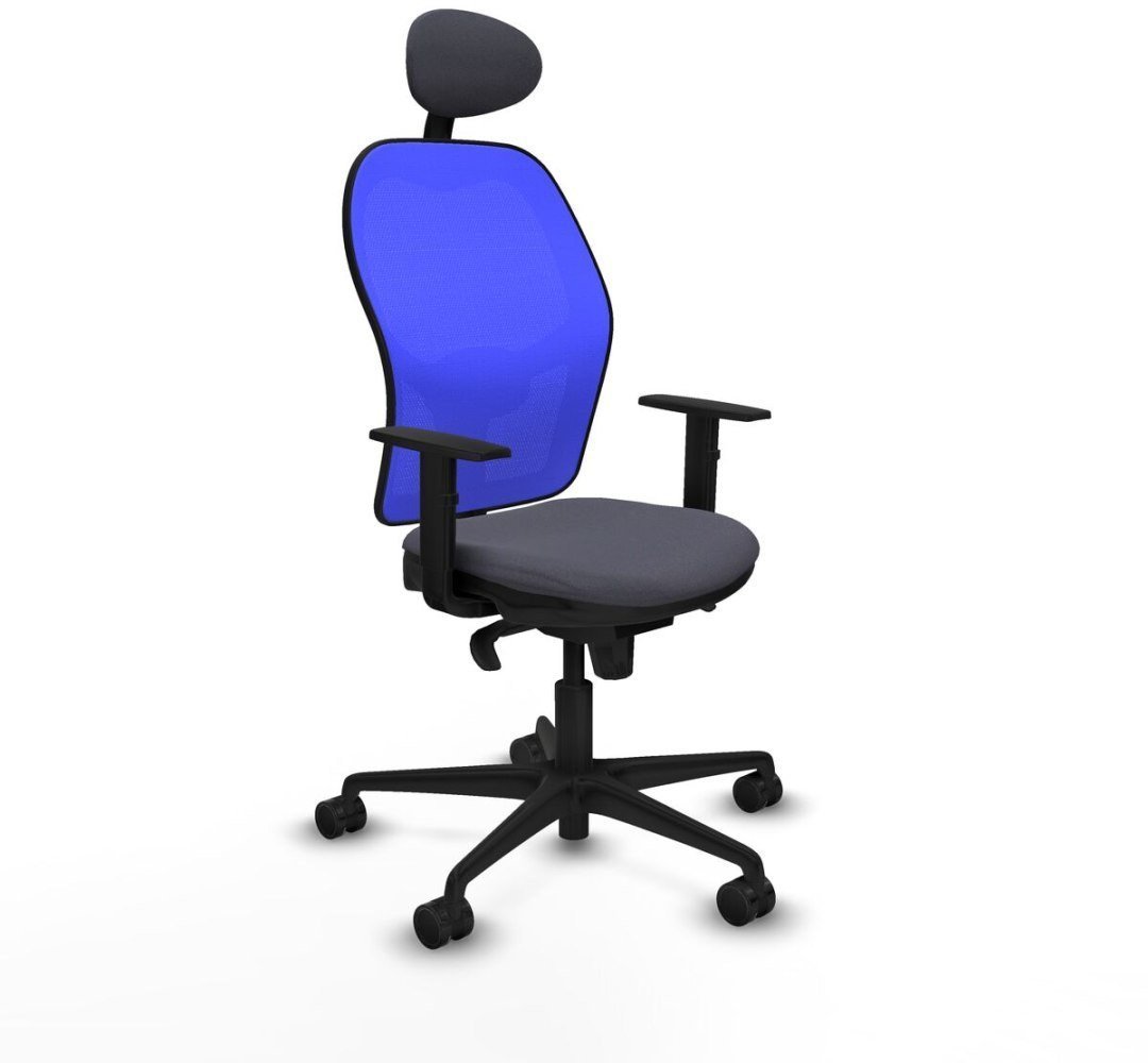 Krzesło Biurowe z Zagłówkiem Jorquera Piqueras y Crespo 1D036N1 Ciemny szary