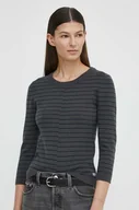 Swetry damskie - G-Star Raw sweter z domieszką wełny damski kolor szary lekki - miniaturka - grafika 1