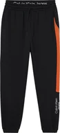 Spodnie sportowe męskie - CALVIN KLEIN JEANS Spodnie Męskie Bawełna Czarny GR73653 - Rozmiar: XL - miniaturka - grafika 1