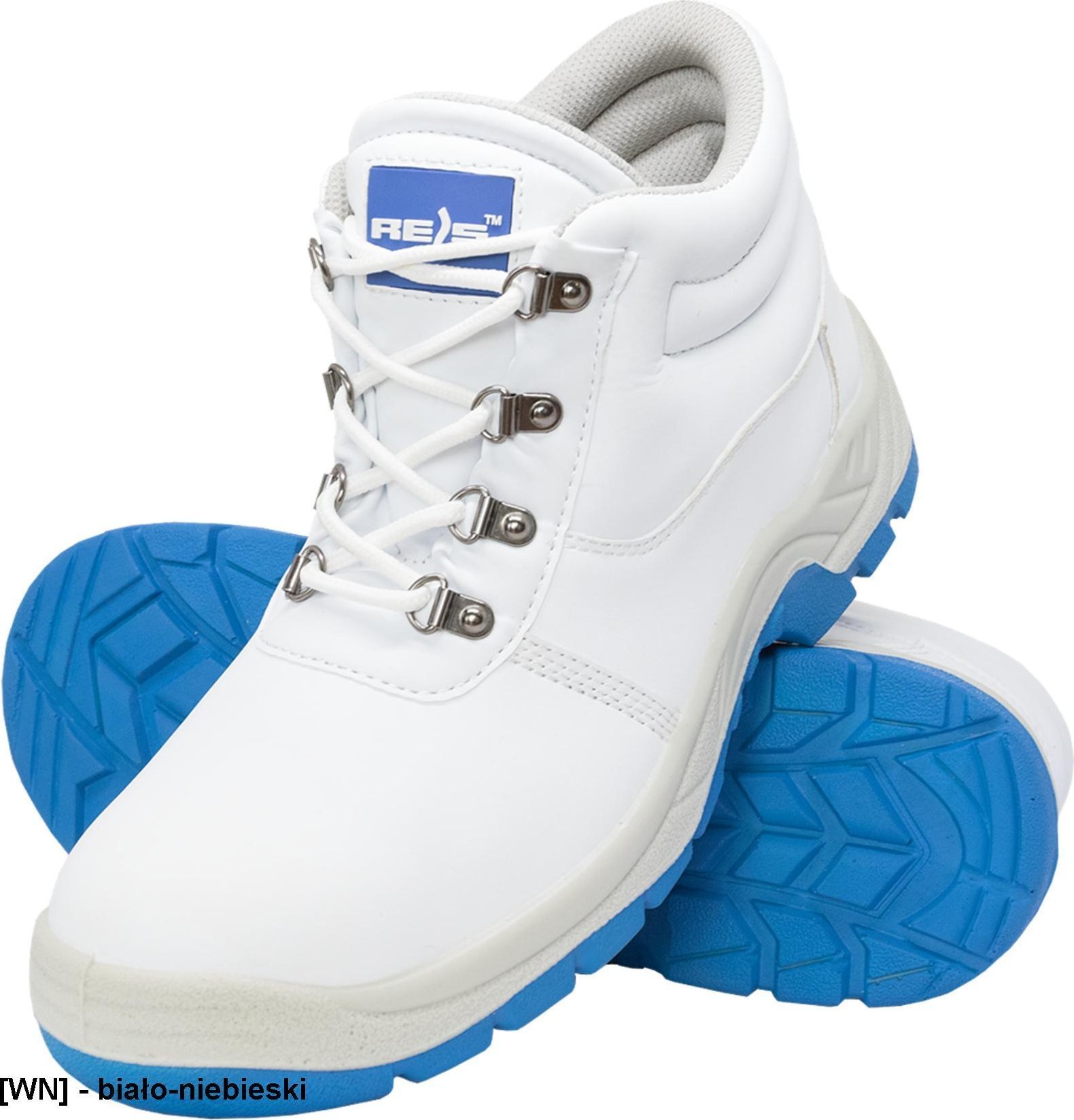 R.E.I.S. BRFODREISBLUE-T SB FO SRC - trzewik bezpieczny z mikrofibry, stalowy podnosek, podeszwa antypoślizgowa, olejoodporna 42