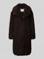 Płaszcze męskie - Płaszcz ze sztucznego futra z połami - miniaturka - grafika 1