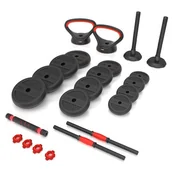 Hantle i ciężarki - Zestaw hantli HMS SGN120 6w1 (2x10 kg) - miniaturka - grafika 1