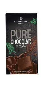 NIEDEREGGER Lubeck Pure Chocolate czekolada gorzka pełnomleczna 72% 100g - Czekolada - miniaturka - grafika 1