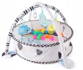 Maty edukacyjne - TinyMini JL626-2D Mata edukacyjna 2w1 Basen z Piłkami - miniaturka - grafika 1