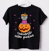 Koszulki dla dziewczynek - koszulka na dzień dyni dla dziecka - miniaturka - grafika 1