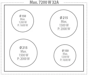 Kuchenka elektryczna Kuchnia indukcyjna LOFRA DOLCEVITA 60 NERO MATT RNM66MFT/4l - Kuchenki elektryczne - miniaturka - grafika 9