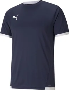 Koszulka męska Puma teamLIGA Jersey granatowa 704917 06 L - Koszulki męskie - miniaturka - grafika 1