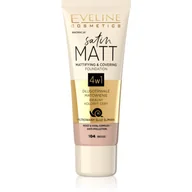 Podkłady do twarzy - Eveline Satin Matt podkład 4w1104 Beige 30ml - miniaturka - grafika 1