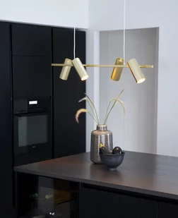 Nordlux Alanis lampa wisząca 4x15W mosiądz 2213423035 - Lampy sufitowe - miniaturka - grafika 2