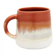 Kubki - Pomarańczowo-biały kubek Sass & Belle Bohemian Home Mojave, 400 ml - miniaturka - grafika 1