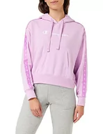 Bluzy damskie - Champion Damska bluza z kapturem, Różowy liliowy, S - miniaturka - grafika 1