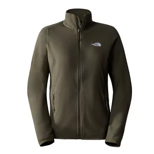 Bluza The North Face 100 Glacier 0A5IHO21L1 - zielona - Bluzy sportowe damskie - miniaturka - grafika 1