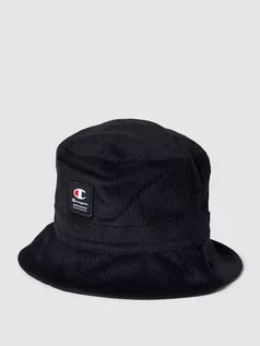 Czapki męskie - Czapka typu bucket hat z detalami z logo - grafika 1