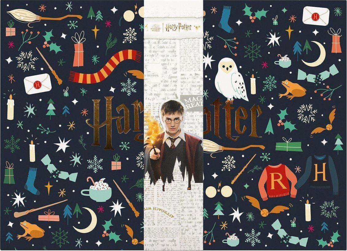 Kalendarz adwentowy Soxo Zestaw 12 x Skarpetki męskie Harry Potter r. 40-45