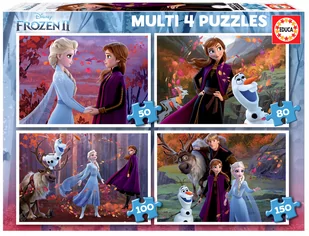 G3 Puzzle 50+80+100+150 Kraina Lodu II Nowa - Puzzle - miniaturka - grafika 1