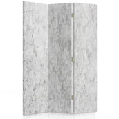 Parawany - Parawan pokojowy FEEBY, Betonowa ściana 2, Dwustronny 110x170cm 3-częściowy - miniaturka - grafika 1