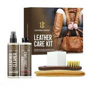 Środki do obuwia i ubrań - LEATHER EXPERT CARE KIT 2X100ML – ZESTAW DO CZYSZCZENIA I PIELĘGNACJI SKÓRY LE-18-HC2100 - miniaturka - grafika 1