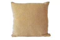 Poszewki na poduszki - Poszewka dekoracyjna Karen musztardowa bawełna 40x40cm / Decovena - miniaturka - grafika 1