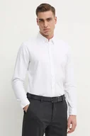Koszule męskie - Pepe Jeans koszula bawełniana męska kolor biały regular z kołnierzykiem button-down - miniaturka - grafika 1