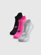 Skarpetki damskie - 4F skarpetki damskie bawełniane stopki 3 pak 4FWMM00UFSOF244 - miniaturka - grafika 1