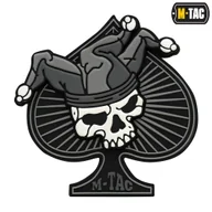 Odzież taktyczna i umundurowanie - M-Tac - Naszywka Ace of Spades - PVC 3D - Czarny/Biały - 51108236 - miniaturka - grafika 1