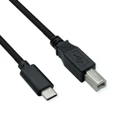Kable USB - Kabel USB Roline ROLINE USB 2.0 Typ C Kabel C - B ST/ST schwarz 4,5m - miniaturka - grafika 1