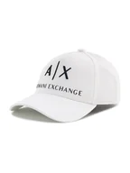 Czapki męskie - Armani Exchange Czapka z daszkiem 954039 CC513 00812 Biały - miniaturka - grafika 1