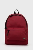 Plecaki - Lacoste Plecak NH2677NE męski kolor bordowy duży gładki - miniaturka - grafika 1