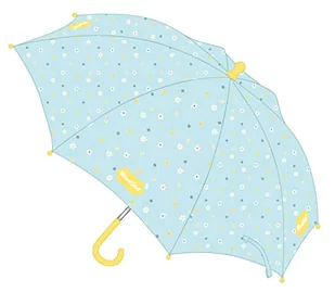 Parasol ręczny Safta Blackfit8 Daisies, 480 mm, Azul Claro, único - Parasole - miniaturka - grafika 1