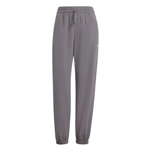 adidas Kobiety ESSENTIALS SMALL LOGO FRENCH TERRY CUFFED PANTS, grey strata/white, XXL - Spodnie rowerowe - miniaturka - grafika 1