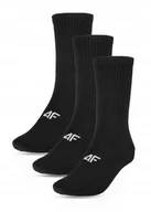 Skarpetki męskie - 4F 3-PAK MÄSKIE WYSOKIE SKARPETKI BAWEĹNA / rozm 39-42 - miniaturka - grafika 1