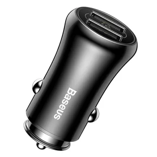 Baseus Gentleman uniwersalna ładowarka samochodowa 2x USB 4.8A czarny (CCALL-GB01) - Ładowarki samochodowe - miniaturka - grafika 3