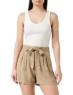Spodenki damskie - Vero Moda Kobiety Vmmia Hr Loose Summer Shorts Ga Noos Szorty, Srebrny, XS - miniaturka - grafika 1