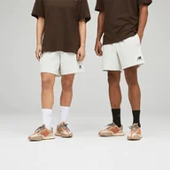 Spodnie sportowe męskie - Spodenki New Balance US21500SAH  szare - miniaturka - grafika 1