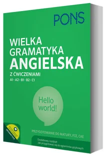 Pons PONS Wielka gramatyka angielska z ćwiczeniami A1 A2 B1 B2 C1 - Donata Olejnik - Książki do nauki języka angielskiego - miniaturka - grafika 1