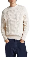 Swetry męskie - Pepe Jeans Sweter męski Sly, Biały (nie biały), L - miniaturka - grafika 1