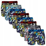 Majtki męskie - 8-PAK Bokserki Męskie Bambusowe Majtki Wygodne Stylowe Dobra Jakość - miniaturka - grafika 1