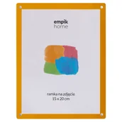 Ramki na zdjęcia - Empik Home – Ramka akrylowa na zdjęcie 15 × 20 cm, pomarańczowa - miniaturka - grafika 1