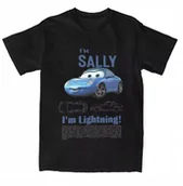 Koszulki męskie - ŚWIĄTECZNA KOSZULKA MĘSKA ŚMIESZNA T-SHIRT I'm Lightning Cars Mcqueen sally - miniaturka - grafika 1