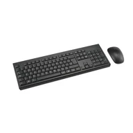 Zestawy myszka + klawiatura - Kensington KM150 EQ klawiatura Dołączona myszka Biuro RF Wireless QWERTY Amerykański międzynarodowy Czarny - miniaturka - grafika 1
