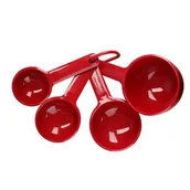 Pozostałe akcesoria kuchenne - KitchenAid miarki kuchenne cups 4 szt. Empire Red - miniaturka - grafika 1
