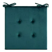 Poduszki dekoracyjne - Poduszka na siedzisko Gaja 40 x 40 cm ciemnoturkusowy - miniaturka - grafika 1