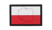 Odzież taktyczna i umundurowanie - 101 Inc. - Naszywka 3D - Flaga Polska z konturem - miniaturka - grafika 1