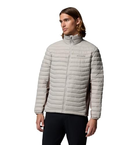 Columbia Męska kurtka hybrydowa Powder Pass, Flint Grey/Iron, L